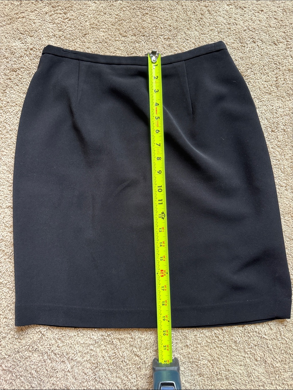 Michele Two-Pack Pencil Skirts in Black and Camel - Picture 8 of 8